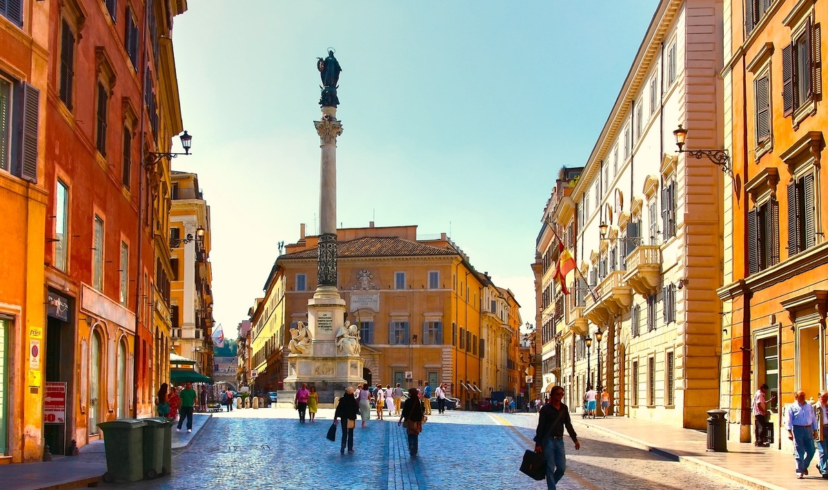 Piazza dei Spagna, Rom